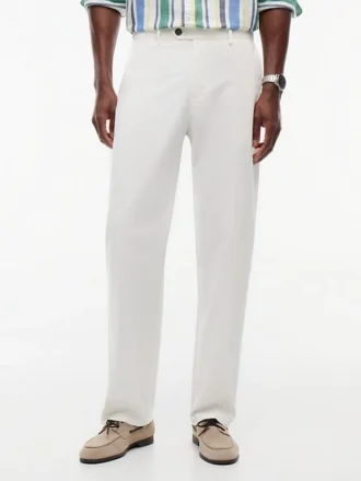 Pantaloni chino vopsiți în bucată New York Label