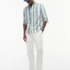 Pantaloni chino vopsiți în bucată New York Label