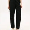 Pantaloni croiți din amestec de in Pantaloni croiți din amestec de in