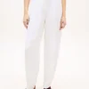 Pantaloni croiți din amestec de in Pantaloni croiți din amestec de in