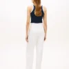 Pantaloni croiți din amestec de in Pantaloni croiți din amestec de in