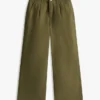 Pantaloni cu talie înaltă și croi larg pentru copii Pantaloni cu talie înaltă și croi larg pentru copii