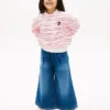 Pantaloni culotte din denim pentru copii Pantaloni culotte din denim pentru copii