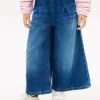 Pantaloni culotte din denim pentru copii Pantaloni culotte din denim pentru copii