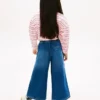 Pantaloni culotte din denim pentru copii Pantaloni culotte din denim pentru copii
