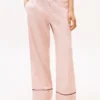 Pantaloni de dormit din flanel cu model în zig-zag Pantaloni de dormit din flanel cu model în zig-zag