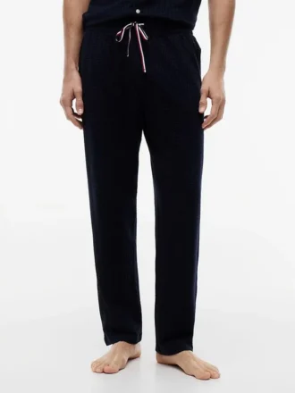 Pantaloni de dormit din seersucker