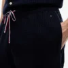 Pantaloni de dormit din seersucker Pantaloni de dormit din seersucker
