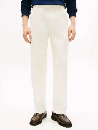 Pantaloni de tâmplar cu croială regular, vopsiți în întregime Pantaloni de tâmplar cu croială regular, vopsiți în întregime