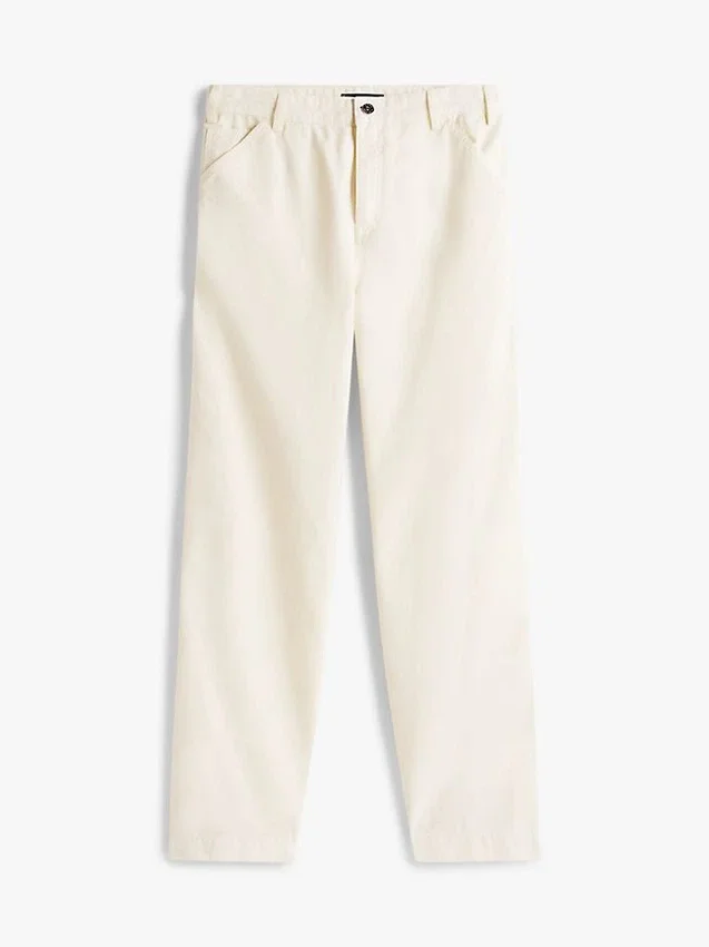 Pantaloni de tâmplar cu croială regular, vopsiți în întregime Pantaloni de tâmplar cu croială regular, vopsiți în întregime