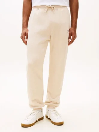 Pantaloni de trening cu logo brodat
