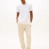 Pantaloni de trening cu logo brodat Pantaloni de trening cu logo brodat