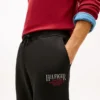 Pantaloni de trening cu logo brodat Pantaloni de trening cu logo brodat