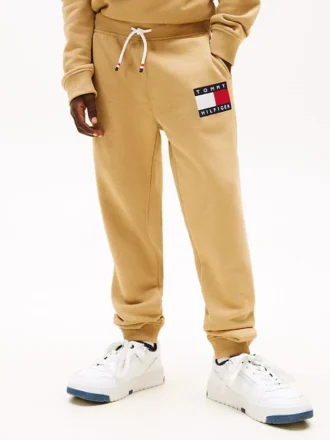 Pantaloni de trening cu logo pentru copii
