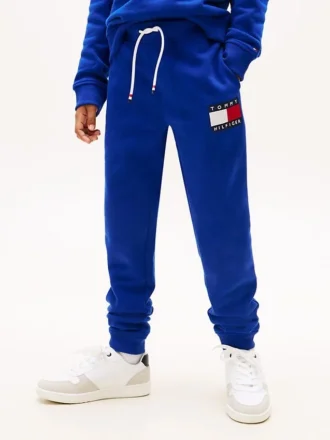 Pantaloni de trening cu logo pentru copii