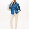 Pantaloni de trening cu logo Tommy brodat Pantaloni de trening cu logo Tommy brodat