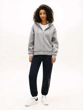 Pantaloni de trening cu logo Tommy brodat