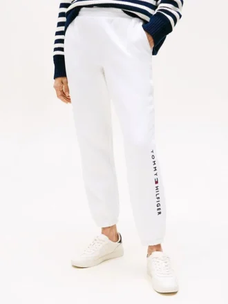 Pantaloni de trening cu logo Tommy brodat