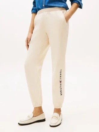 Pantaloni de trening cu logo Tommy brodat