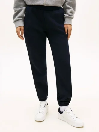 Pantaloni de trening cu logo Tommy brodat