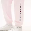 Pantaloni de trening cu logo Tommy brodat Pantaloni de trening cu logo Tommy brodat