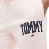 Pantaloni de trening cu logo Tommy în stil universitar Pantaloni de trening cu logo Tommy în stil universitar