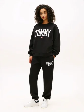 Pantaloni de trening cu logo Tommy Varsity