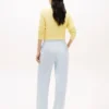 Pantaloni de trening cu picior larg și interior periat Pantaloni de trening cu picior larg și interior periat