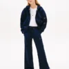 Pantaloni de trening pentru copii cu logo stea din strasuri Pantaloni de trening pentru copii cu logo stea din strasuri