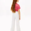 Pantaloni de trening pentru copii cu logo stea din strasuri Pantaloni de trening pentru copii cu logo stea din strasuri