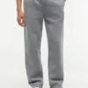 Pantaloni de trening relaxați din fleece periat Pantaloni de trening relaxați din fleece periat