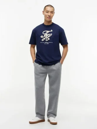 Pantaloni de trening relaxați din fleece periat