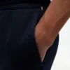 Pantaloni de trening relaxați din fleece periat Pantaloni de trening relaxați din fleece periat