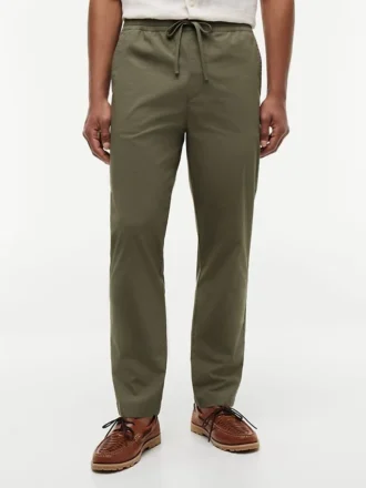 Pantaloni din bumbac elastic