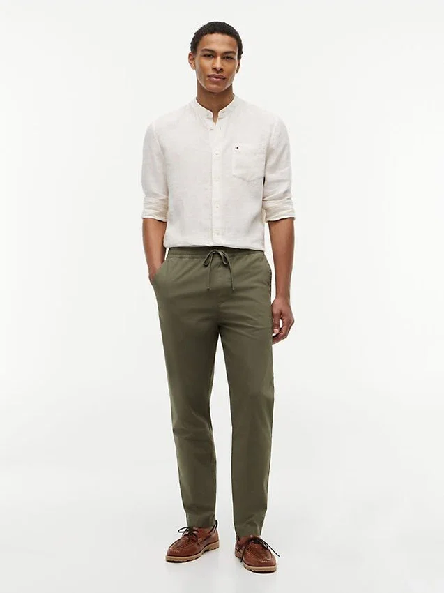 Pantaloni din bumbac elastic Pantaloni din bumbac elastic