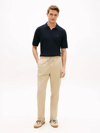 Pantaloni din bumbac elastic