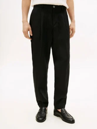 Pantaloni din in croiți New York Label