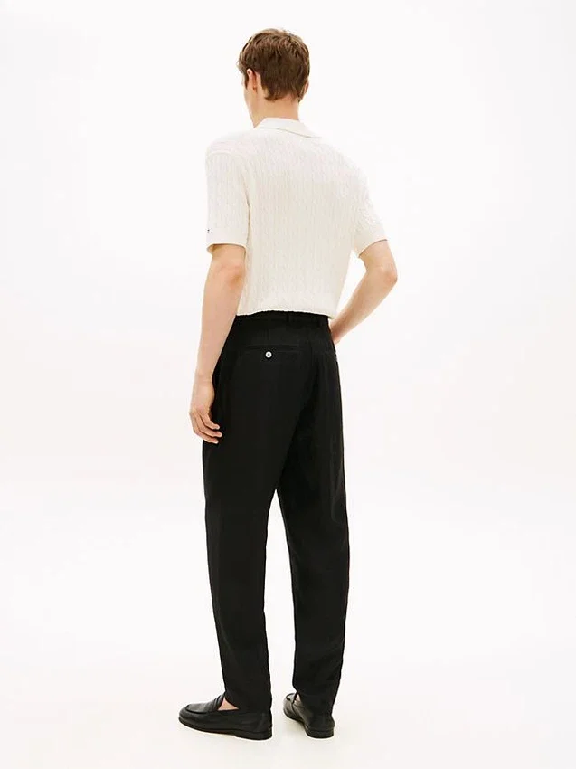 Pantaloni din in croiți New York Label Pantaloni din in croiți New York Label