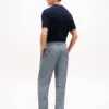 Pantaloni din in cu carouri Glen Plaid New York Label Pantaloni din in cu carouri Glen Plaid New York Label