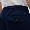 Pantaloni din poplin elastic cu textură de hârtie pentru copii Pantaloni din poplin elastic cu textură de hârtie pentru copii