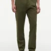 Pantaloni Dobby cu talie elastică Pantaloni Dobby cu talie elastică