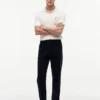 Pantaloni Dobby cu talie elastică Pantaloni Dobby cu talie elastică