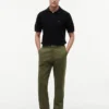Pantaloni Dobby cu talie elastică Pantaloni Dobby cu talie elastică