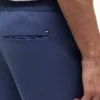 Pantaloni Dobby cu talie elastică Pantaloni Dobby cu talie elastică