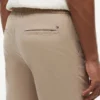 Pantaloni Dobby cu talie elastică Pantaloni Dobby cu talie elastică
