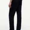 Pantaloni Dobby cu talie elastică Pantaloni Dobby cu talie elastică