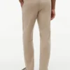 Pantaloni Dobby cu talie elastică Pantaloni Dobby cu talie elastică