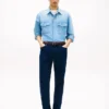 Pantaloni drepți cu 5 buzunare Pantaloni drepți cu 5 buzunare