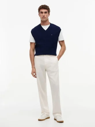 Pantaloni fără nasturi, croi regular Pantaloni fără nasturi, croi regular