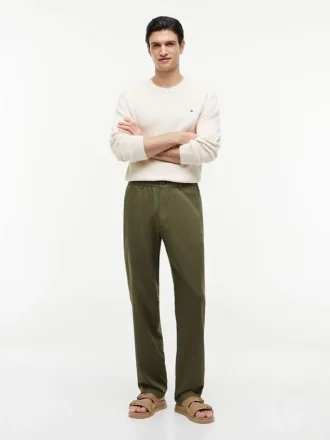 Pantaloni fără nasturi, croi regular Pantaloni fără nasturi, croi regular